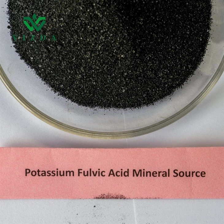 Mineral Source Potassium Fulvic Acid Shiny Powder